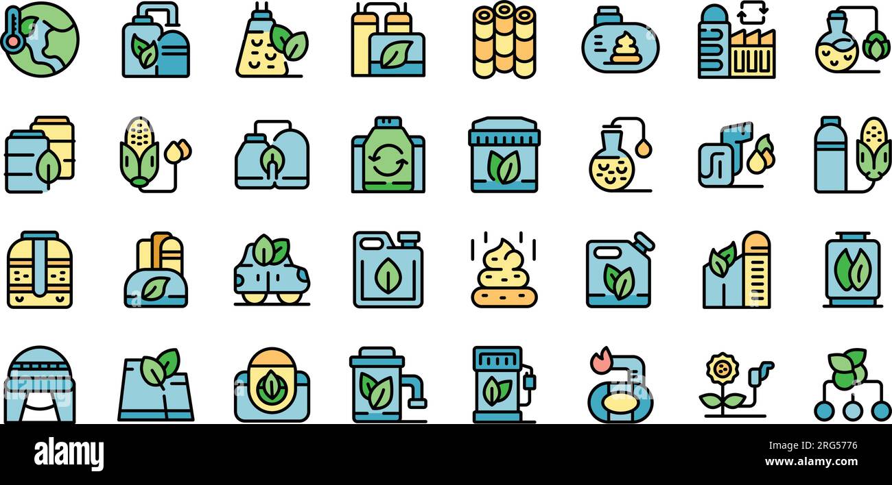 Biogas farm Stock Vector Images - Alamy
