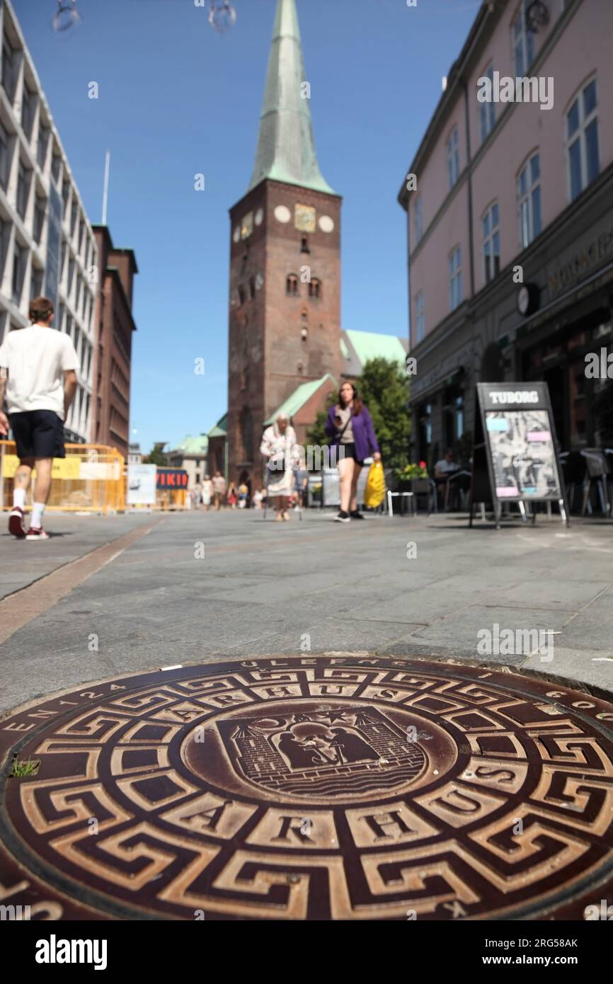 The Romanesque Aarhus cathedral / Domkirke or Saint Clement's Church ...