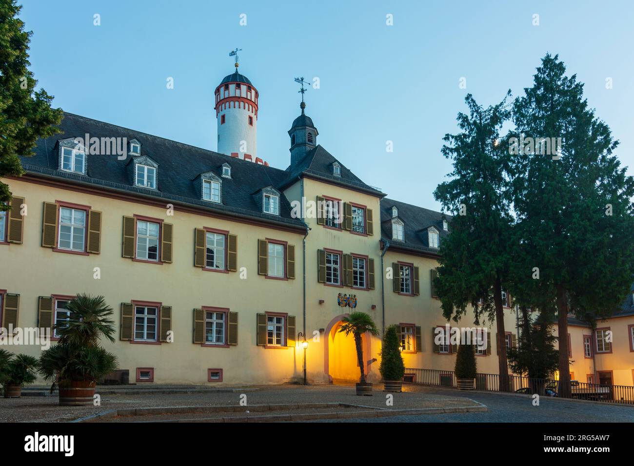 Bad Homburg vor der Höhe: Schloss Bad Homburg Castle in Taunus, Hessen, Hesse, Germany Stock Photo