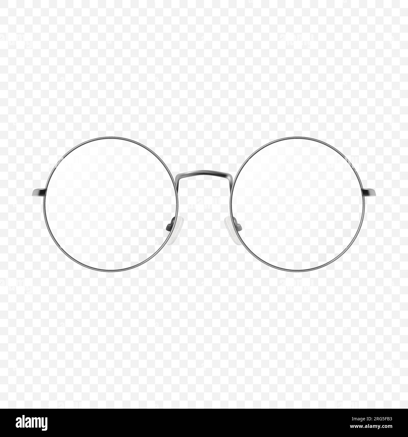 Transparent circle glasses online
