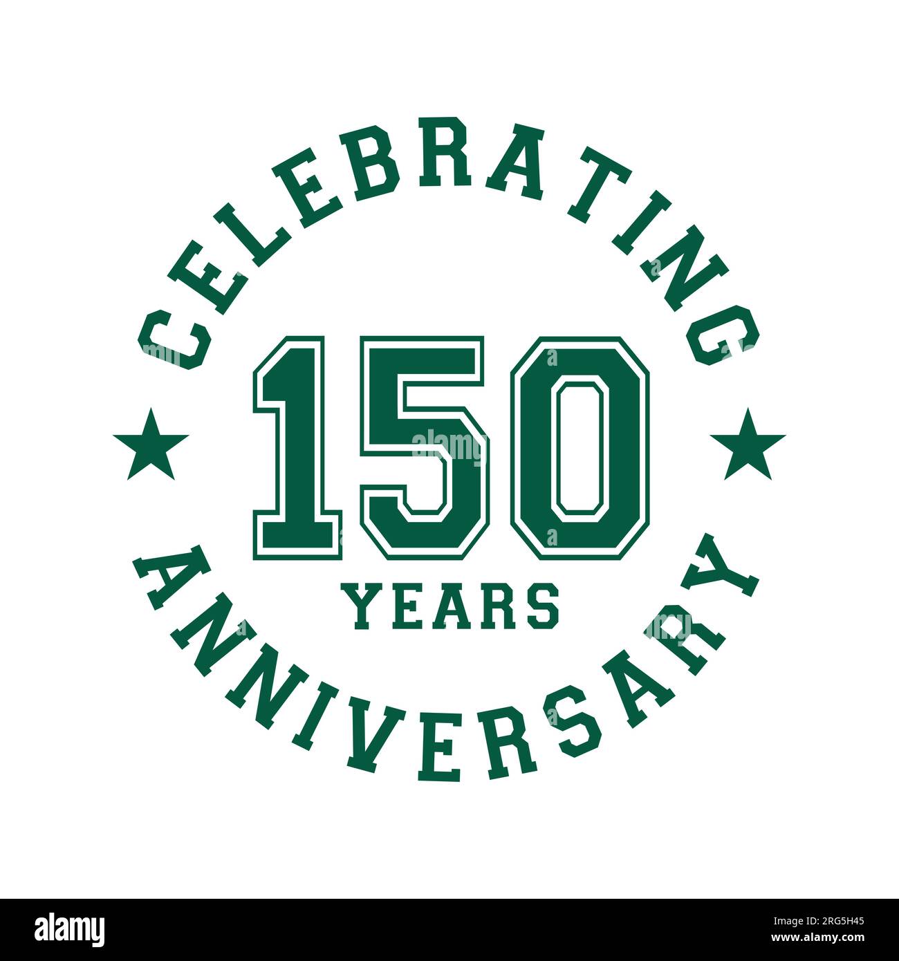 Free Vector  150 years anniversary badge