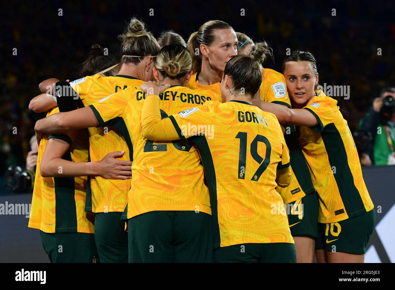 Sydney, Australia. 07th Aug, 2023. Australia women soccer team players