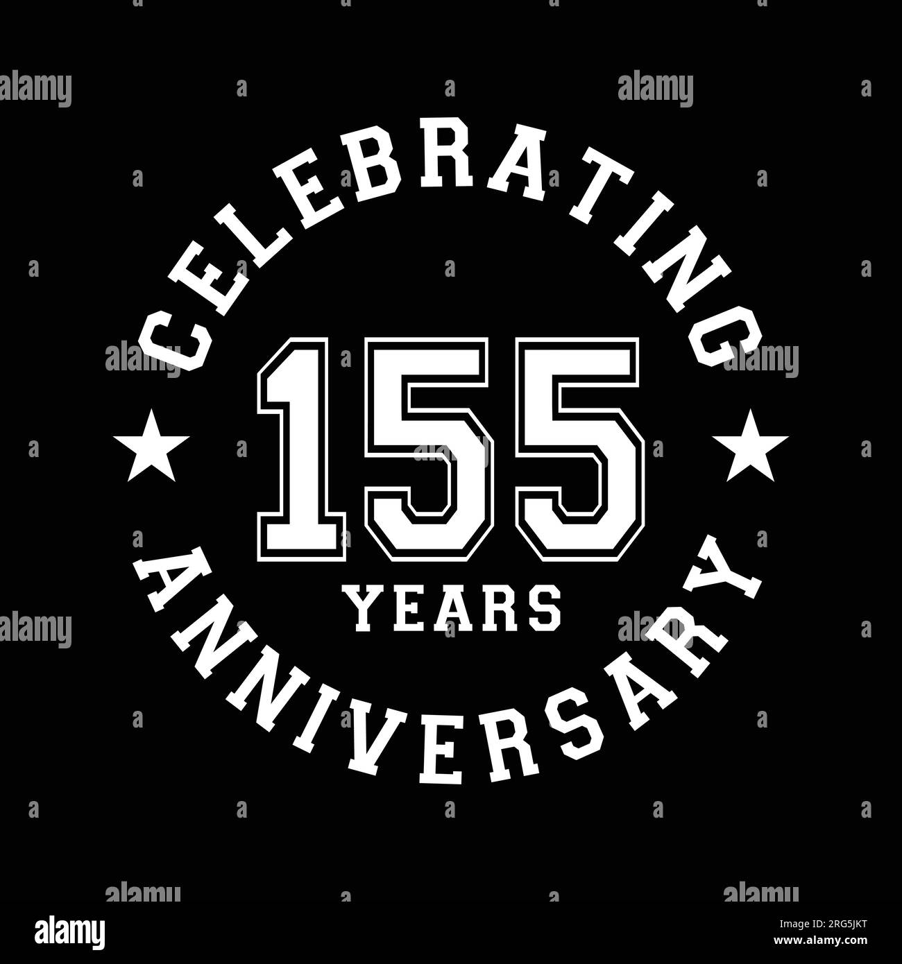 120 years anniversary celebration design template. 120th vector and illustration. Stock Vector
