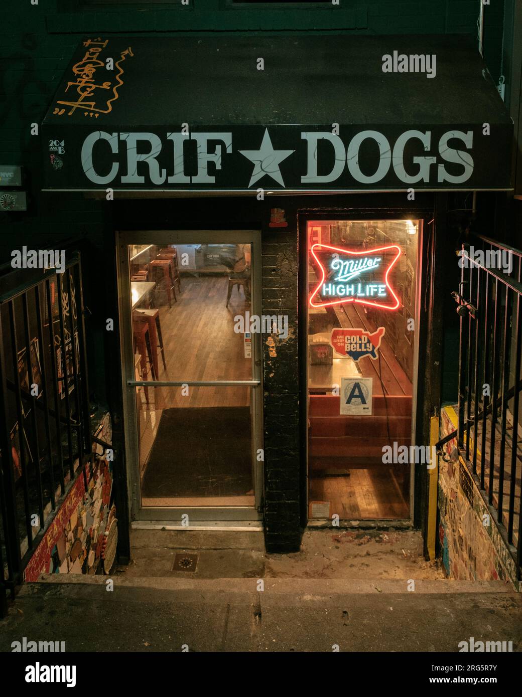 PDT and Crif Dogs closed after trees fall on St. Mark's Place PDT and Crif Dogs closed after trees fall on St. Mark's Place