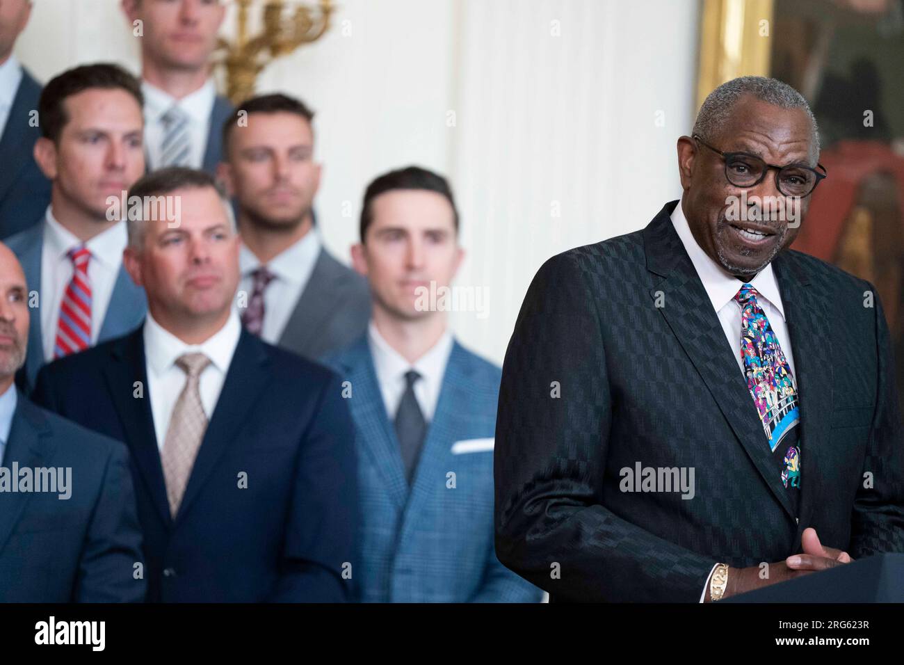 President Biden hosts Astros, says he can relate to Dusty Baker