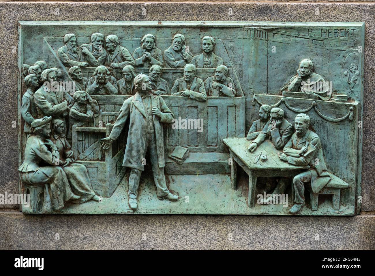 Joe Howe Statue Lieutenant governor of nova scotia hi-res stock photography and images ...