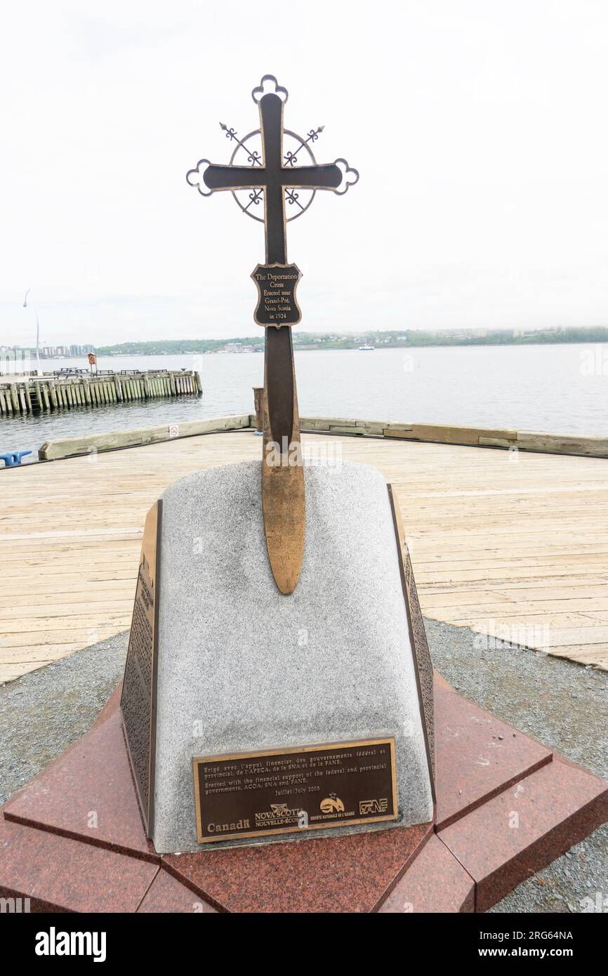 the grand derangement monument in Halifax Nova Scotia Canada Stock Photo