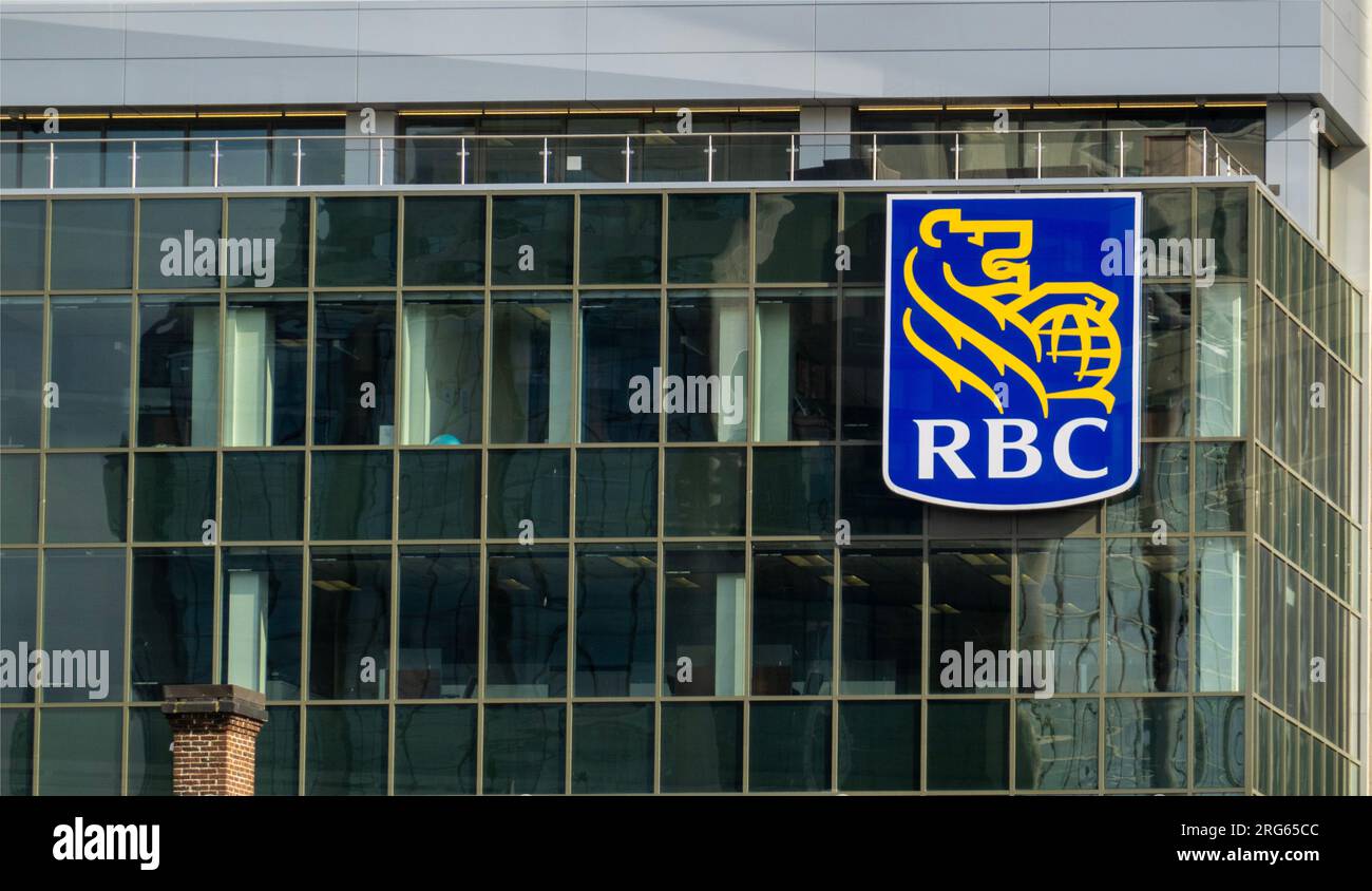 RBC Royal Bank of Canada in Halifax Nova Scotia Stock Photo