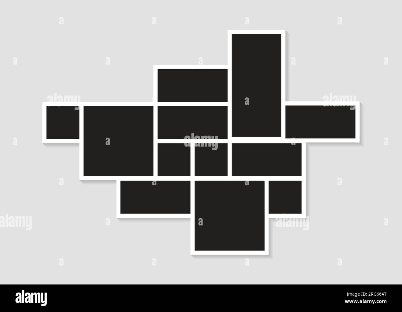 Templates photo collage image frames for photo or Picture montage