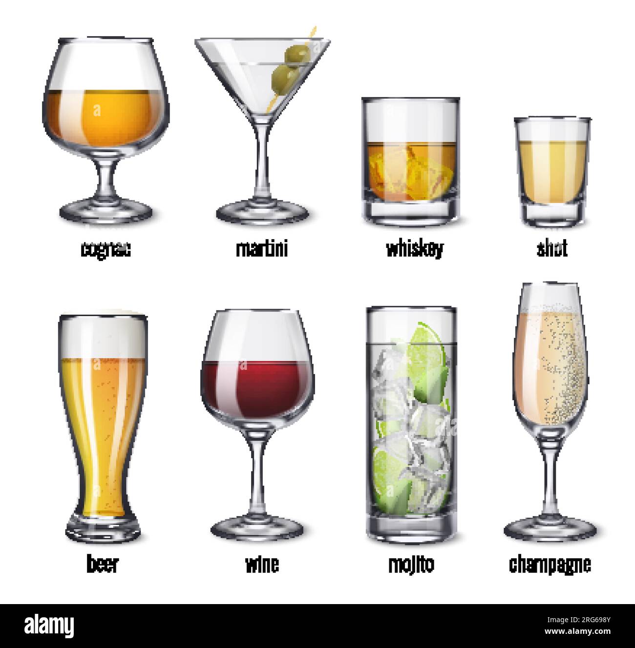 https://c8.alamy.com/comp/2RG698Y/alcohol-drinks-glassware-set-with-isolated-realistic-icons-of-glasses-with-champagne-beer-wine-and-whiskey-vector-illustration-2RG698Y.jpg