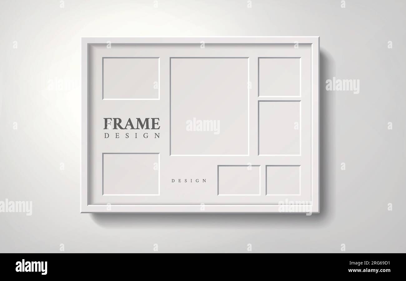 Square White Blank Picture frame Stock Vector by ©GalaStudio 94645964