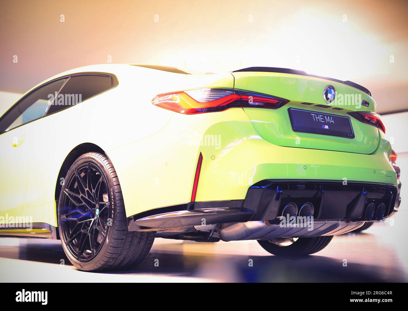 BMW M4 Competition - 2023. brandnew sport coupe car Stock Photo - Alamy