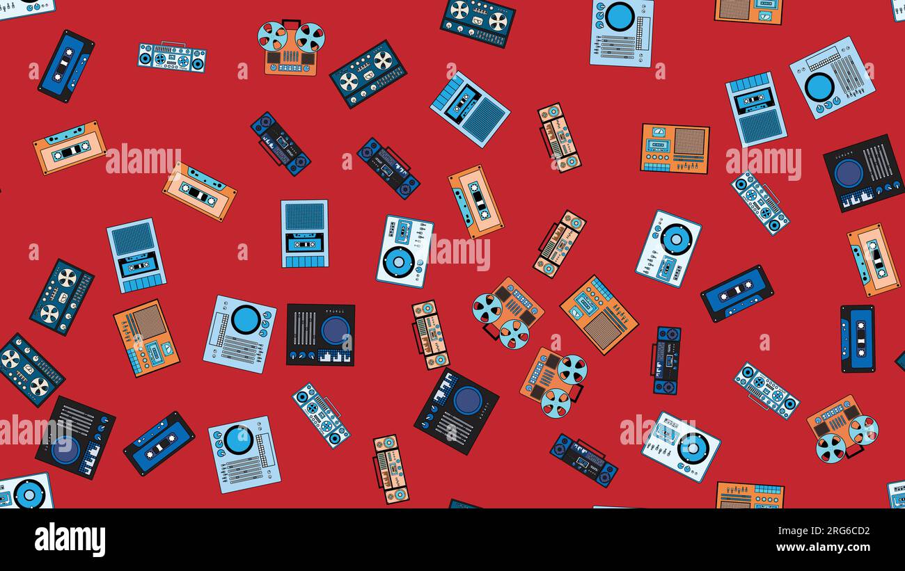 90s electronics Stock Vector Images - Alamy