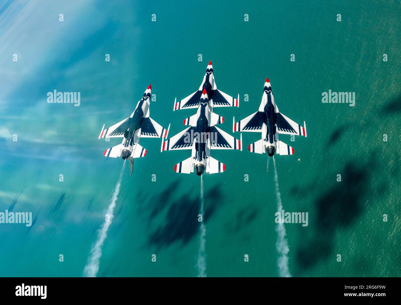 Thunderbirds perform at Cocoa Beach, Fla., April 14, 2023. U.S. Air