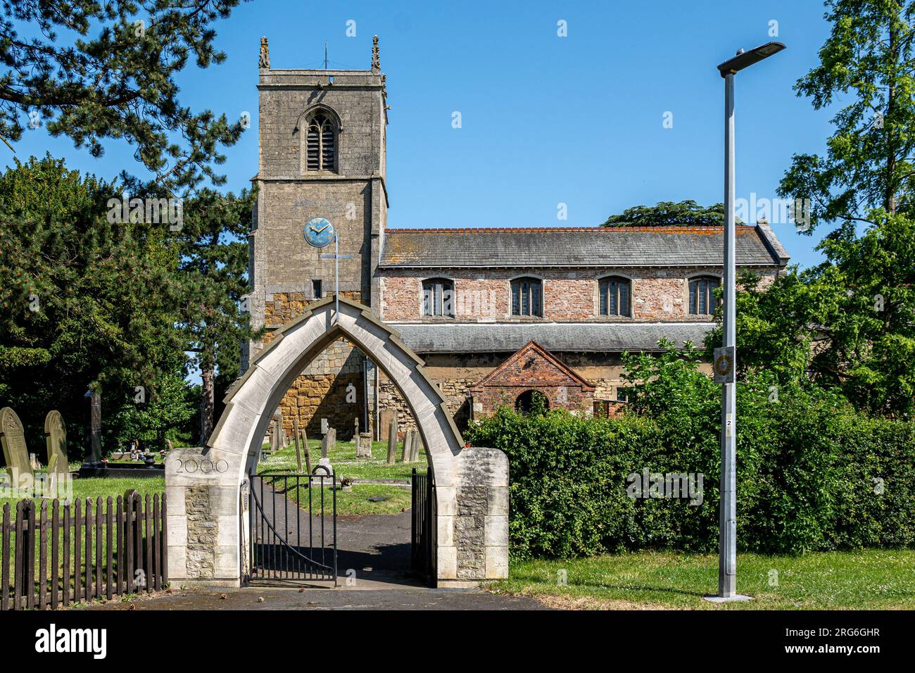St Denys church, North Killingholme, Immingham, North Lincolnshire Stock Photo