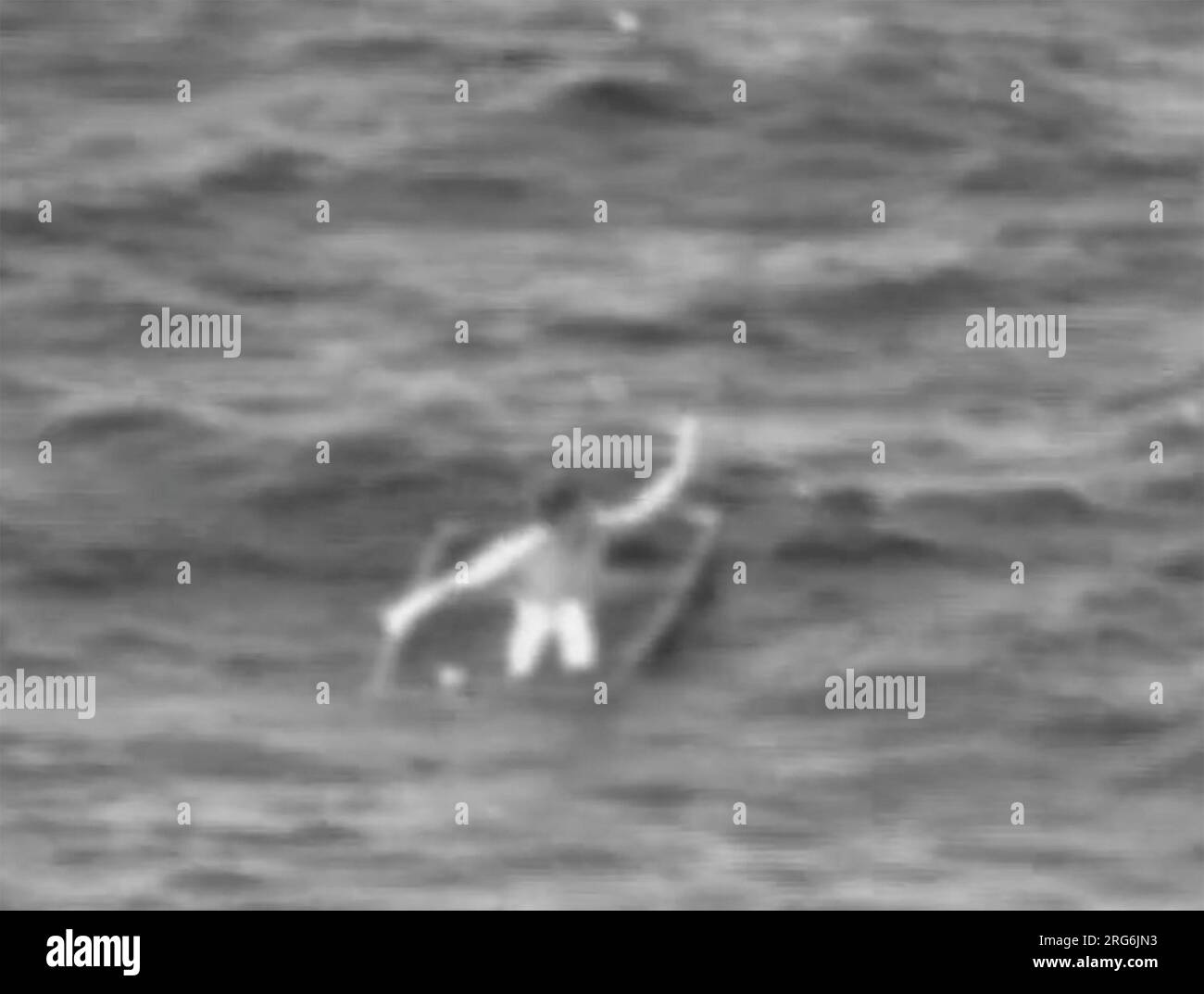 In this image made from a video provided by the U.S. Coast Guard ...