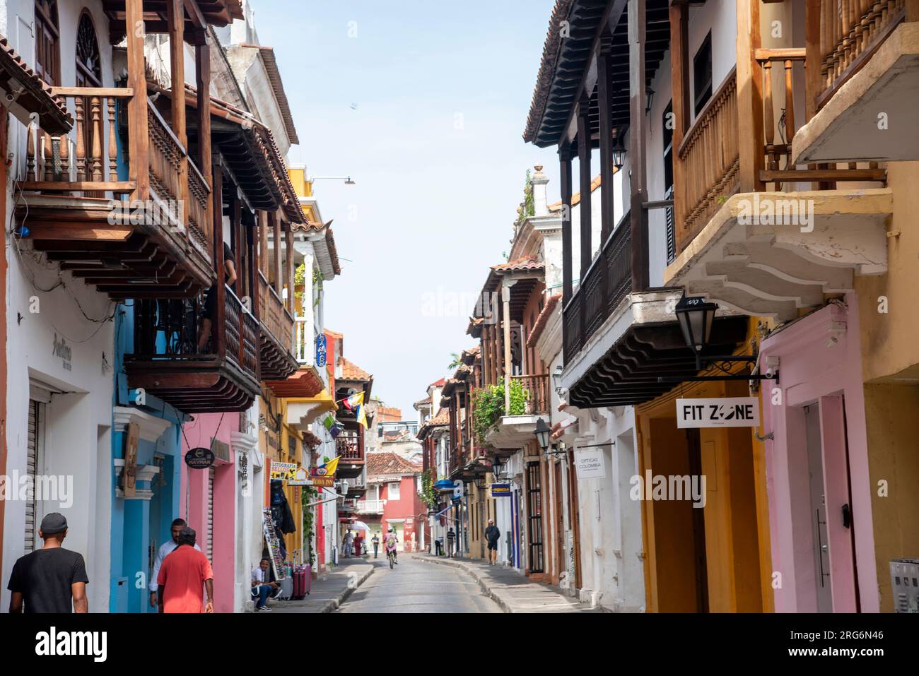 COLOMBIA Cartagena de Indias, 07-08-2023 una ciudad para sumergirse en el real Stock Photo