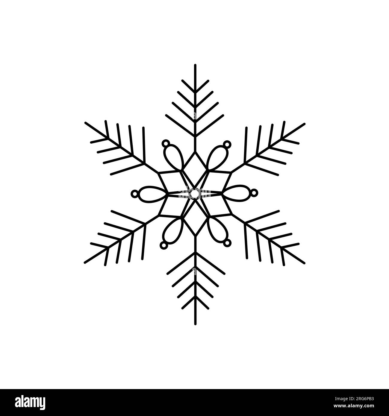 Snowflake Vector Simple