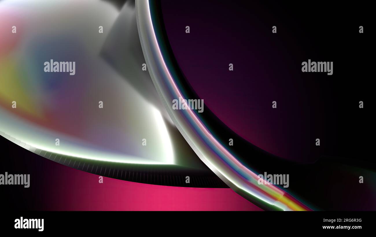 A background of an Elegant and Modern 3D Rendering image of a rainbow