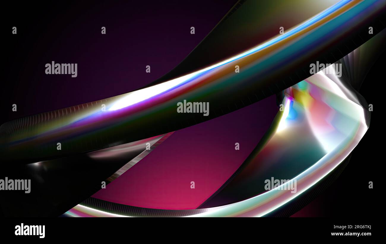 A background of an Elegant and Modern 3D Rendering image of a rainbow