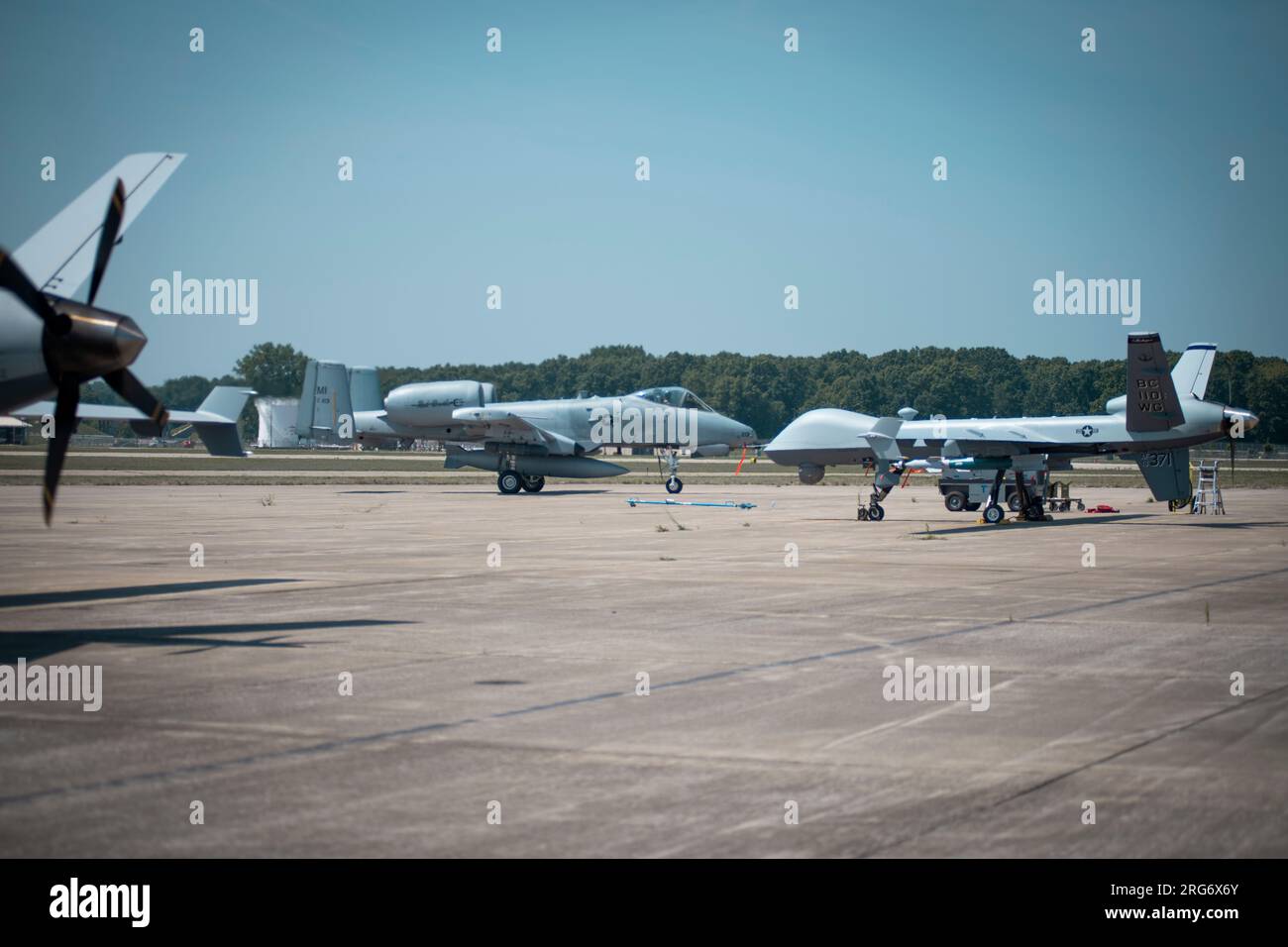 Transferable Rearming Mechanism Dual remote piloted MQ-9 Reapers and dual A-10 Thunderbolt II’s hot pit ...