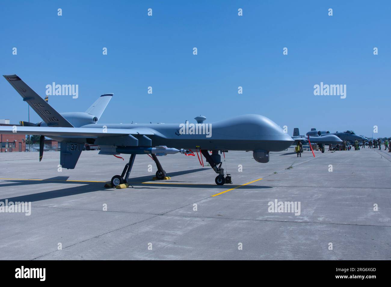 Transferable Rearming Mechanism Dual remote piloted MQ-9 Reapers and dual A-10 Thunderbolt II’s hot pit ...