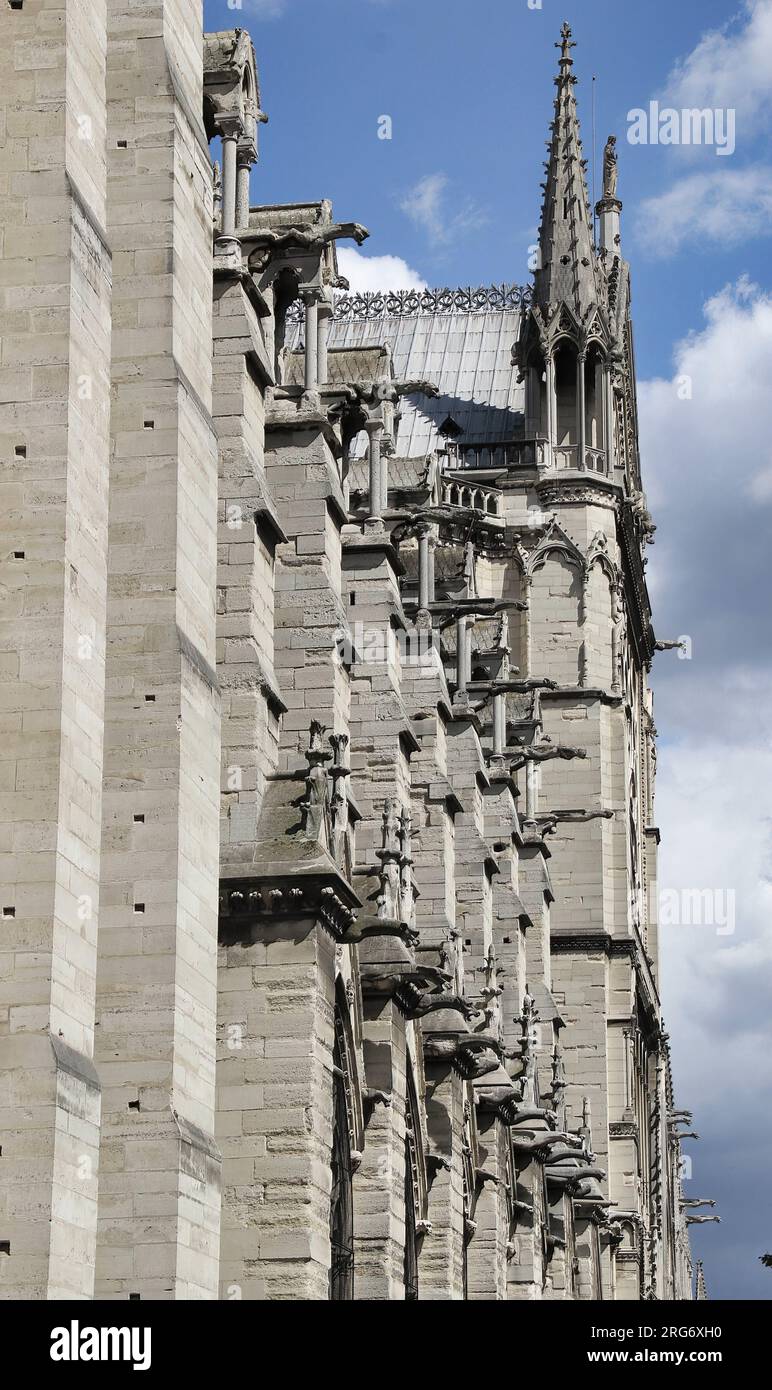 NotreDame cathedral one of the most famous buildings in the world, one