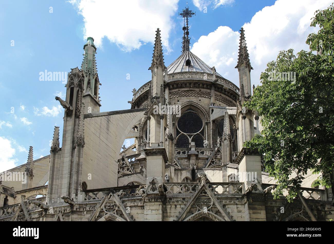 NotreDame cathedral one of the most famous buildings in the world, one