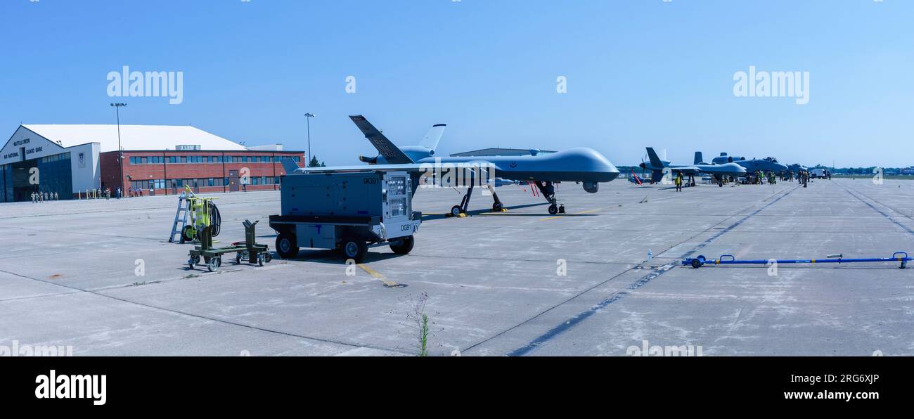Transferable Rearming Mechanism Dual remote piloted MQ-9 Reapers and dual A-10 Thunderbolt II’s hot pit ...