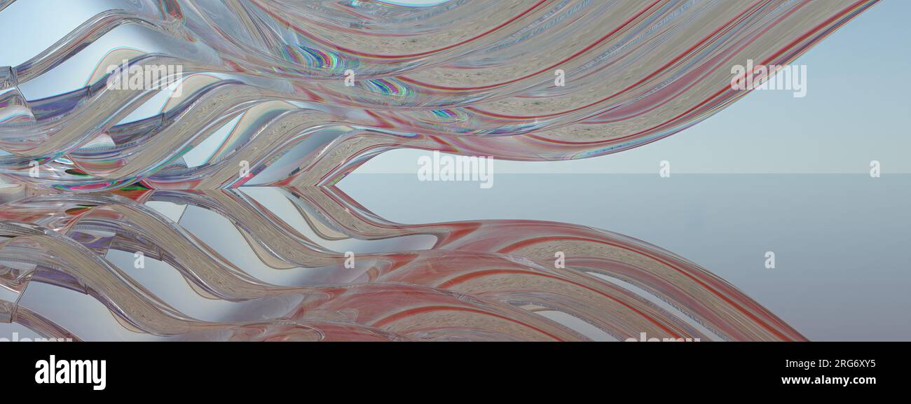 A refreshing texture of Bezier curves with a glass Elegant and Modern ...