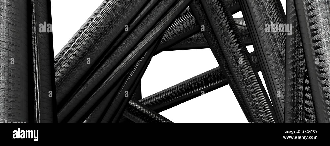 A background of an Elegant and Modern 3D Rendering image with linear ...