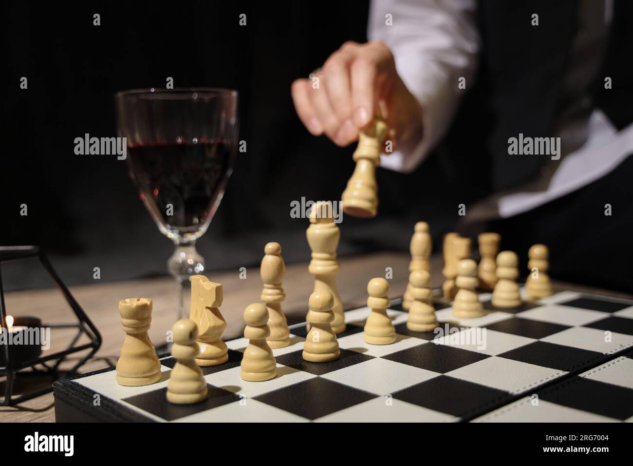 Chess Opening: Italian Game Stock Photo - Alamy