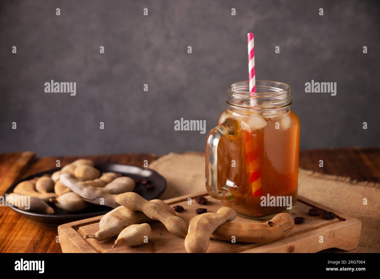 Tamarind water, is one of the traditional "Aguas Frescas" in Mexico