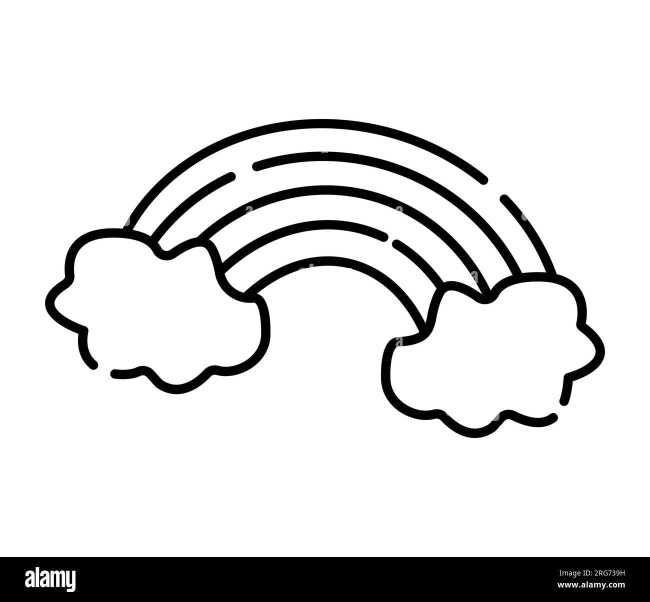 rainbow-and-two-clouds-vector-black-line-icon-stock-vector-image-art