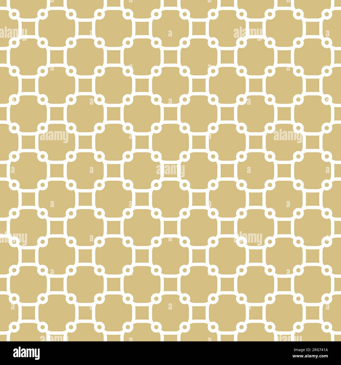 Seamless ornament in arabian style. Geometric golden and white abstract ...