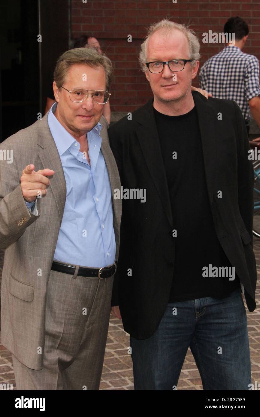 Director William Friedkin and playwright Tracy Letts arriving at a