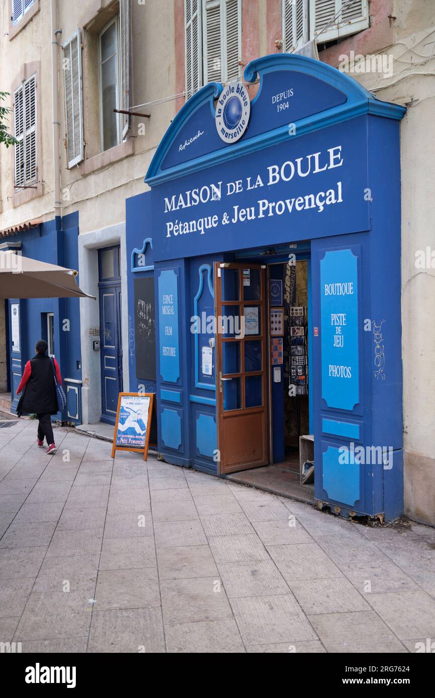 Maison de la Boule Marseille France Stock Photo