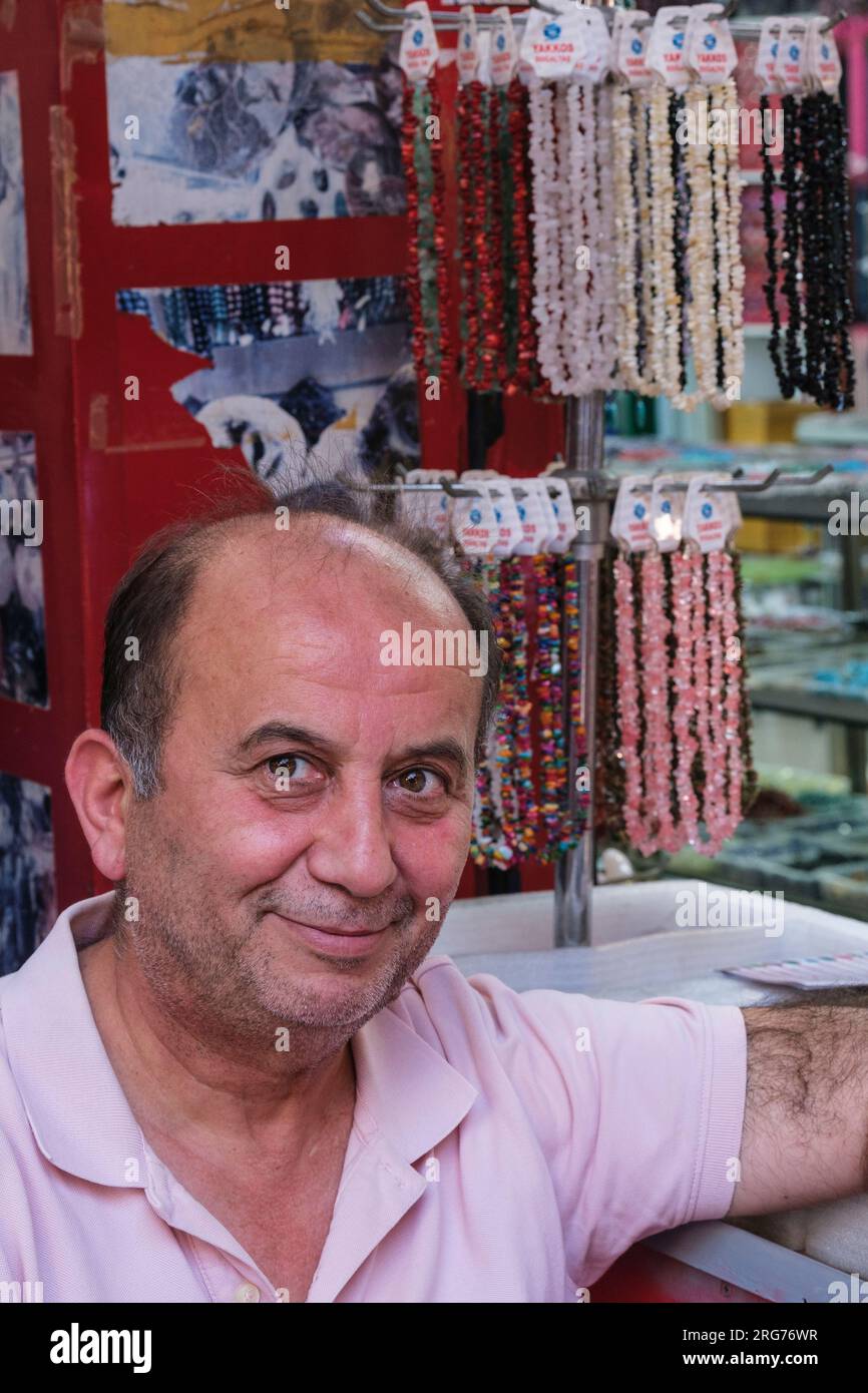 Istanbul, Turkey, Turkiye. Shop Owner, Fatih District Stock Photo - Alamy
