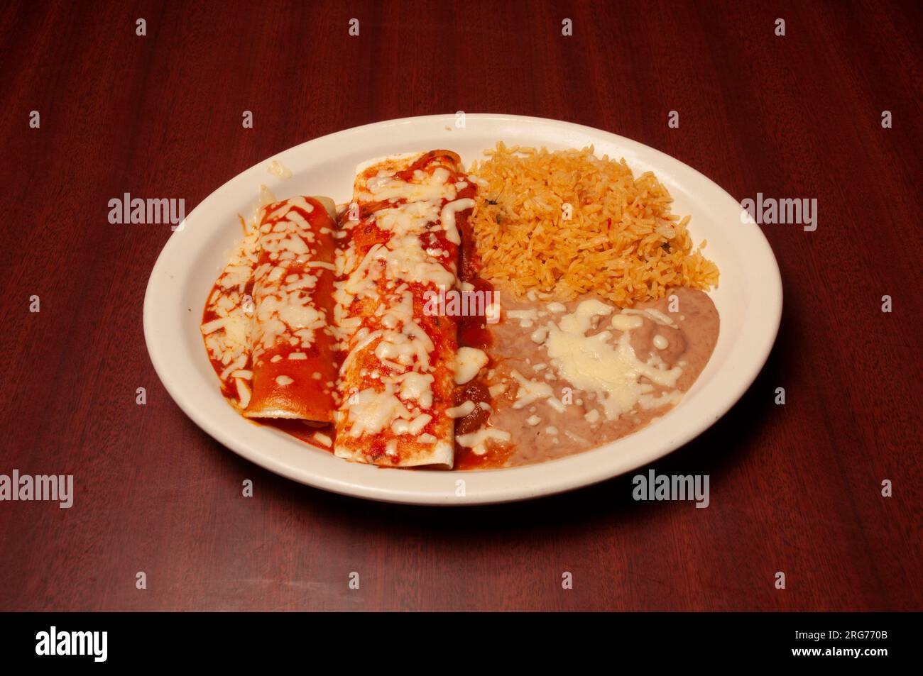 Enchilada burrito combo hires stock photography and images Alamy