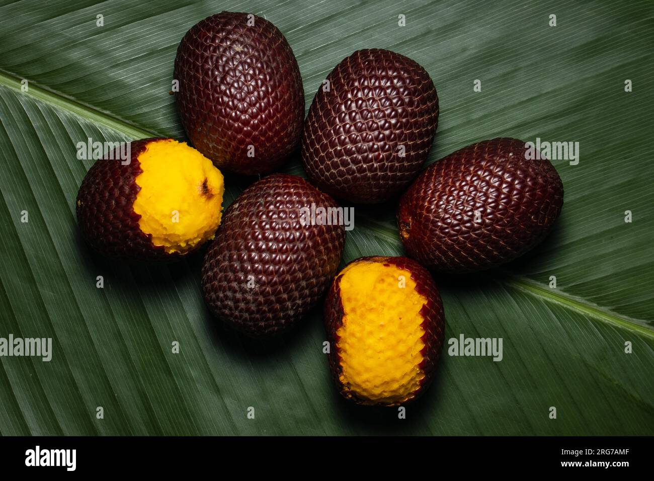 Buruti is a fruit widely consumed in the Amazon, it is nutritious and has many properties that make it very delicious. Stock Photo