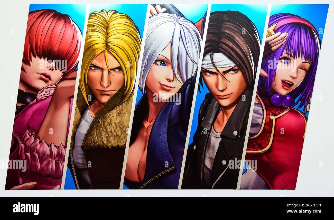 King of Fighters Characters Stock Photo