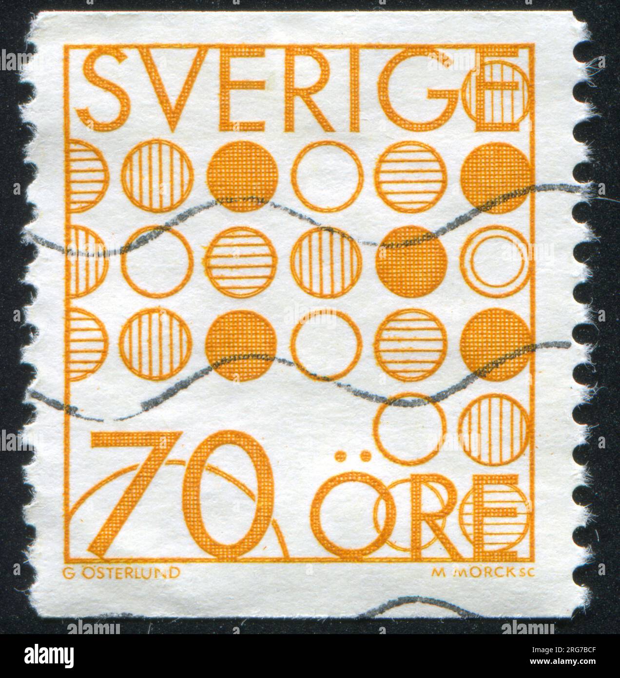 SWEDEN - CIRCA 1985: stamp printed by Sweden, shows Ludo, circa 1985 Stock Photo