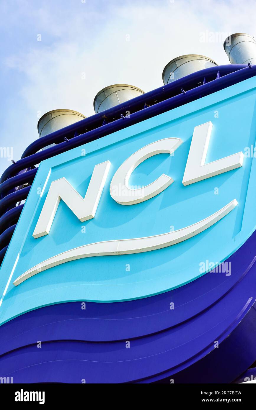 NCL logo Norwegian Cruise Lines Stock Photo