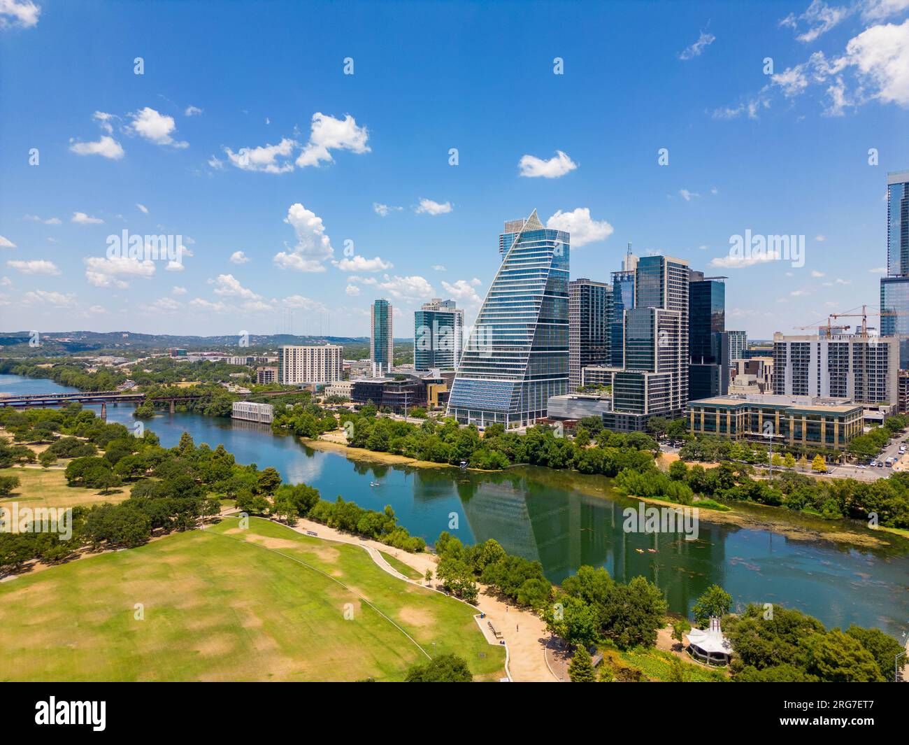 Aerial photo summer at Austin Texas circa July 2023 Stock Photo - Alamy