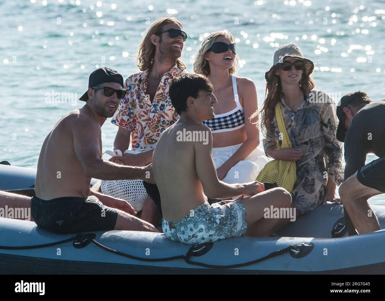 Formentera, Spain. 06th Aug, 2023. Victoria's Secret supermodel Elsa
