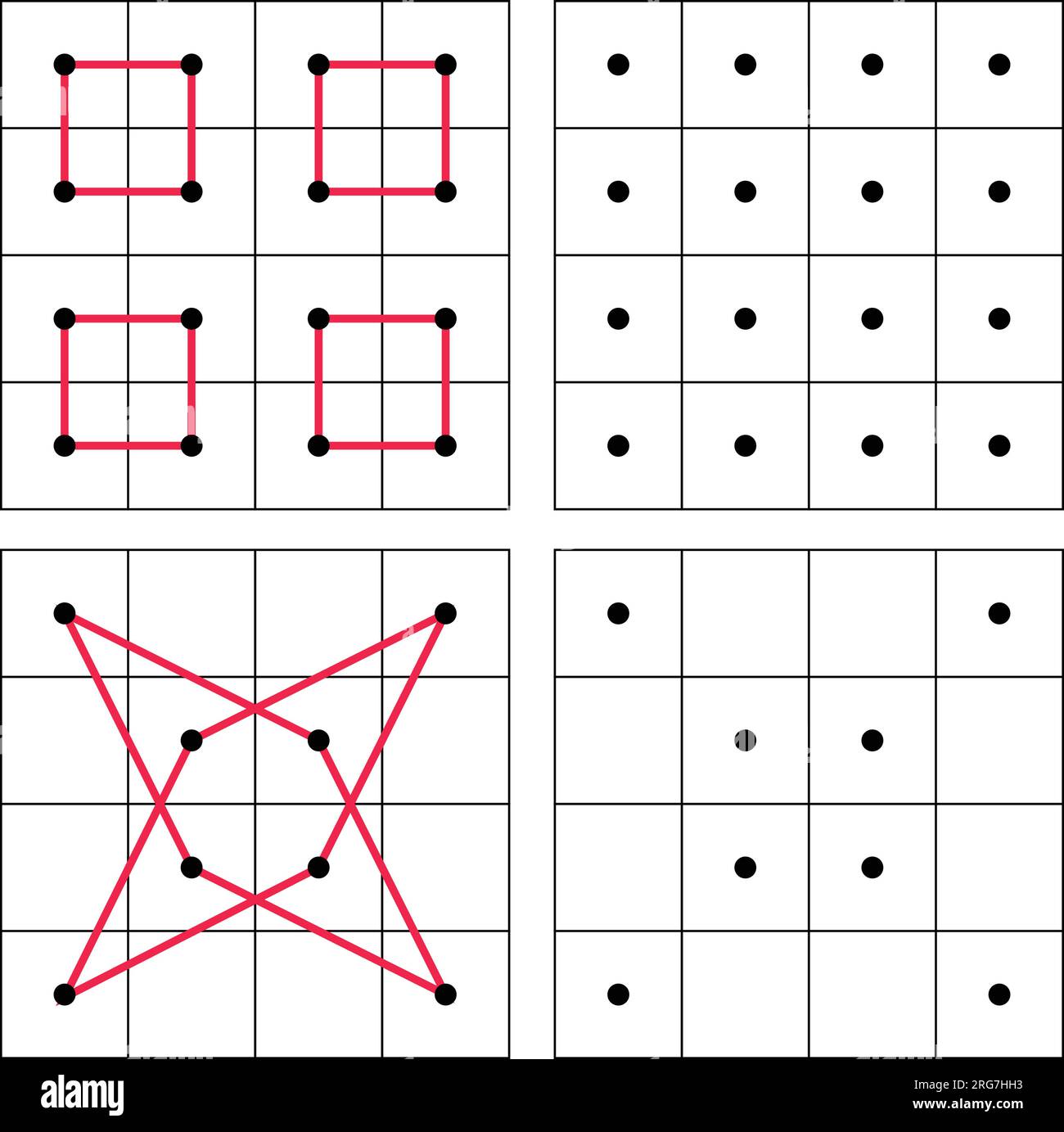 Dots grid Draw a line for each of these shapes of the dotted line ...