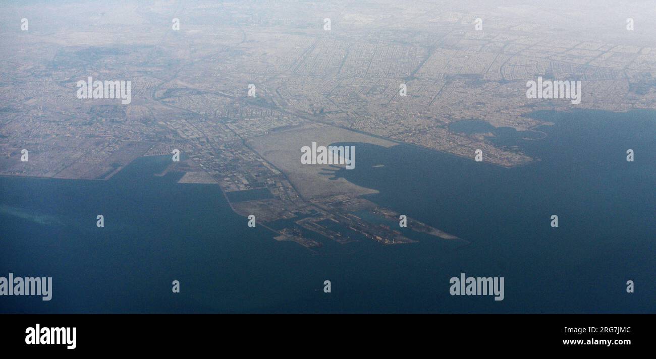 Aerial view of Dammam, Saudi Arabia Stock Photo Alamy