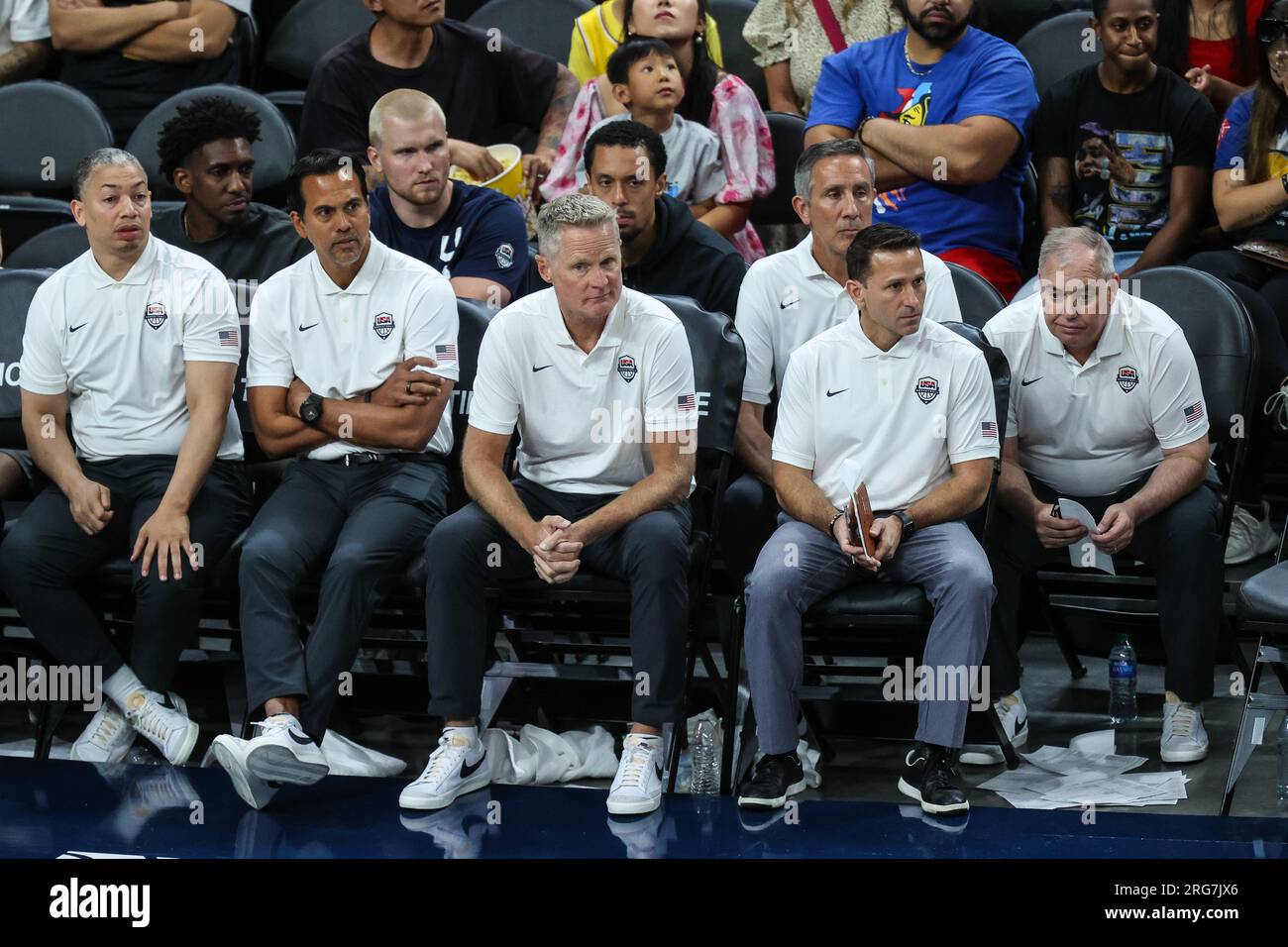 Steve Kerr gets ready to coach Team USA in the 2023 FIBA