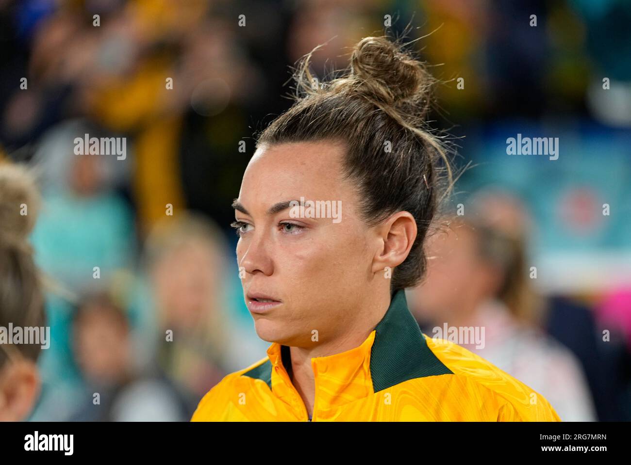 August 07 2023: Mackenzie Arnold (Australia) looks on during a game, at, . Kim Price/CSM Stock Photo