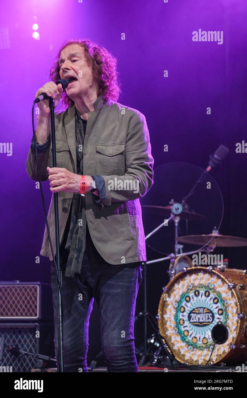 Colin Blunstone of the Zombies performing at the Wickham Festival. August 6, 2023 Stock Photo
